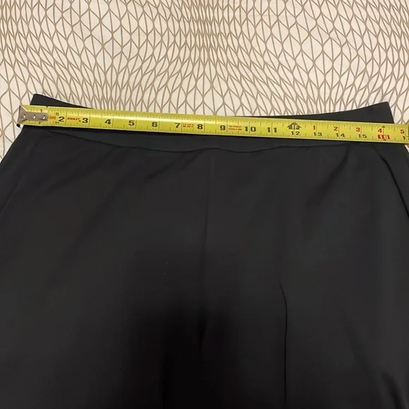 Black Eileen Fisher Organic Cotton Ponte Wide-Leg Pant, Medium (24” inseam) - Picture 5 of 8